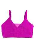 Top V Fúcsia Lurex