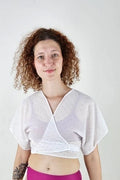 Cropped Branco Brilho