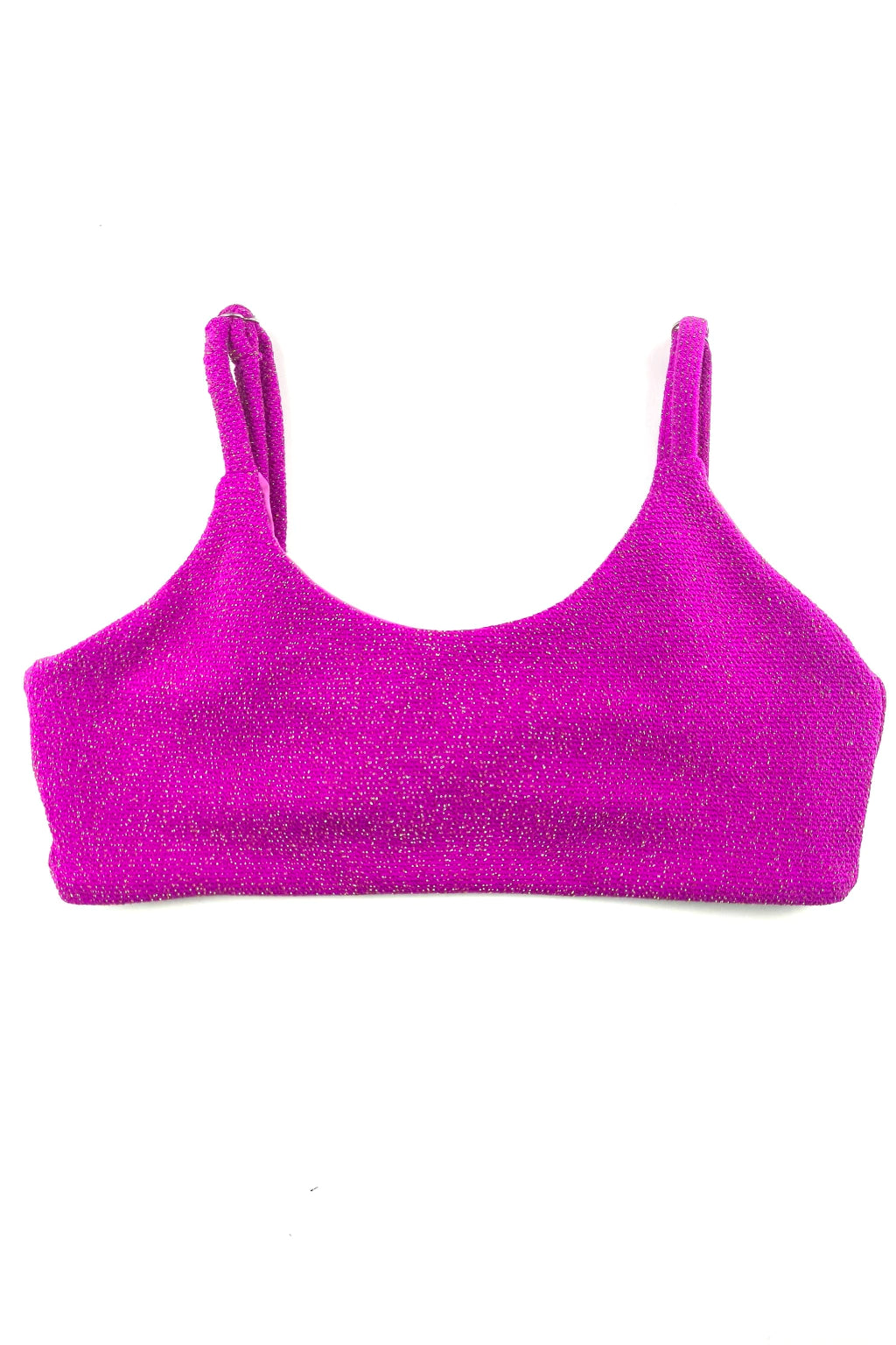 Top básico Fúcsia Lurex