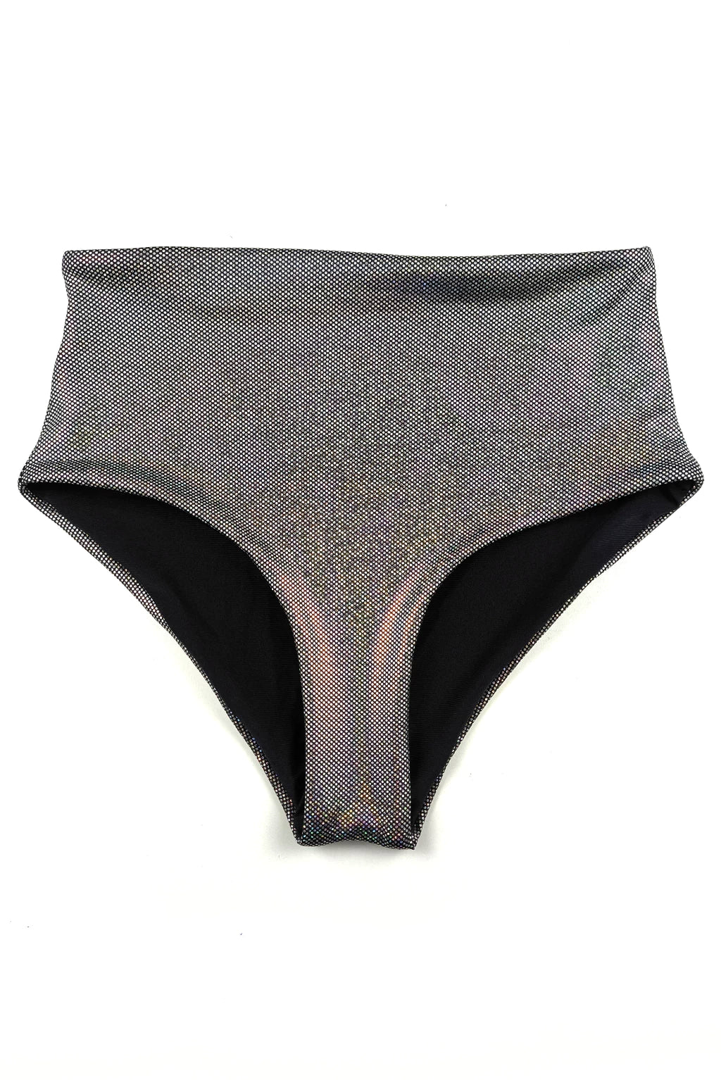 Hotpants Holográfica Prata