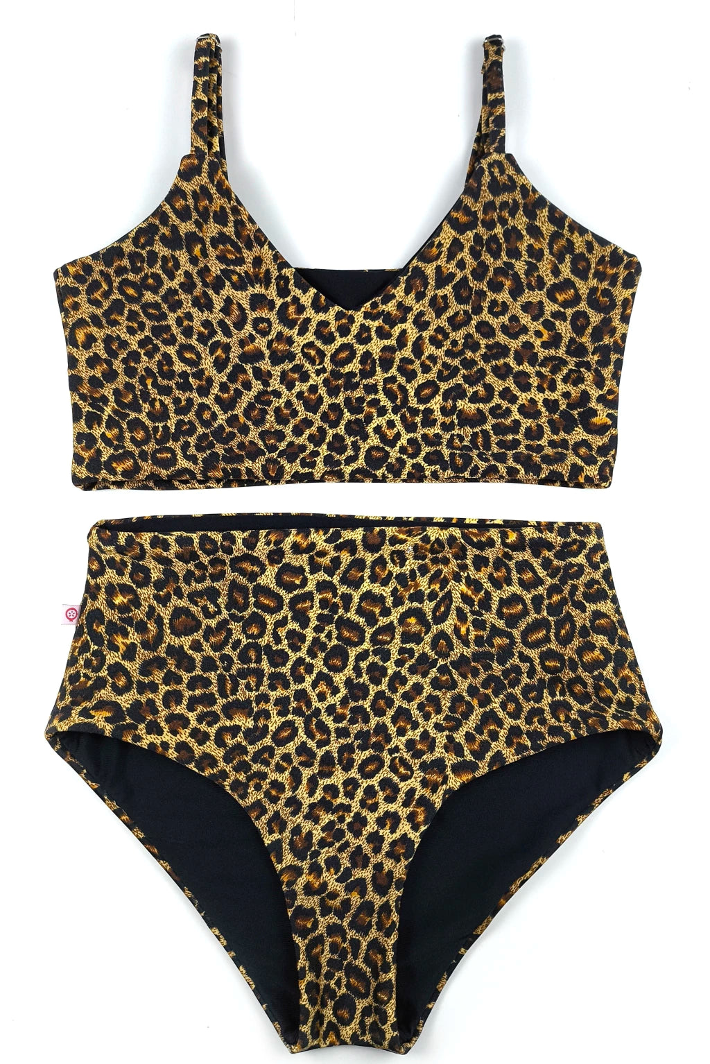 Conjunto Dupla Face Hotpants Onça