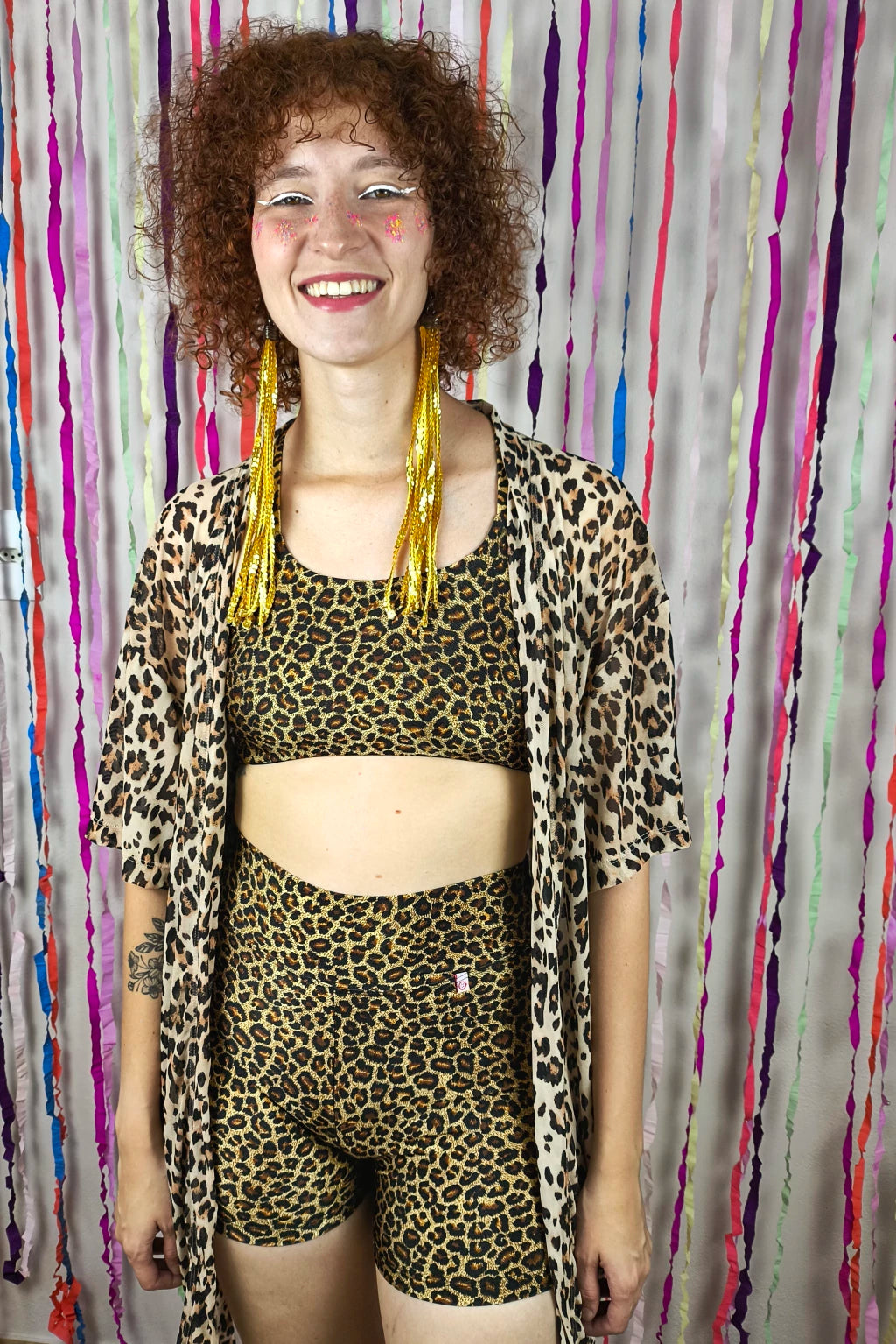 Kimono Tule Onça
