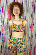 Short com Bolso Frutas